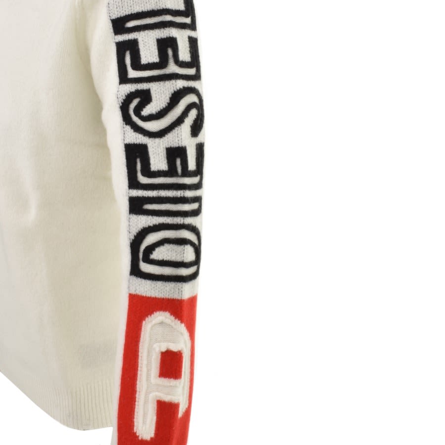 Diesel white jumper hotsell