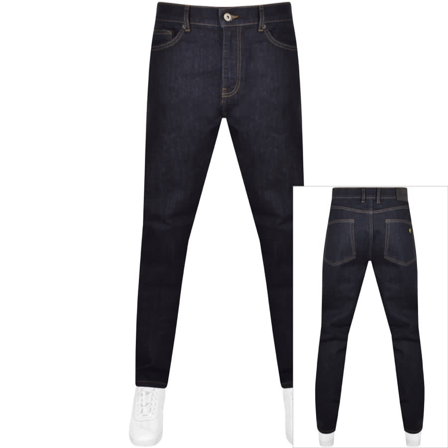 Lyle And Scott Straight Fit Jeans Navy | Mainline Menswear
