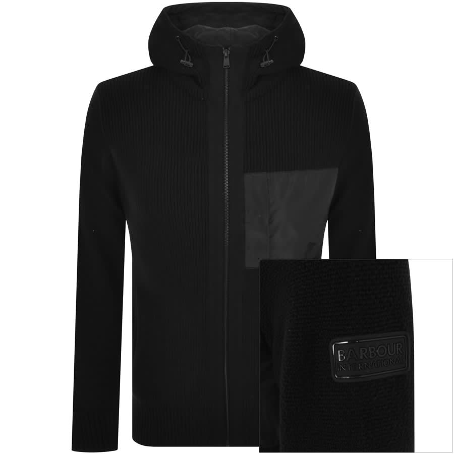 Barbour International Eraser Jumper Black Mainline Menswear Canada