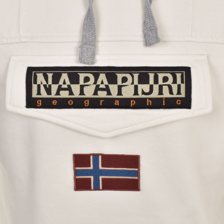 Napapijri hoodie hotsell white
