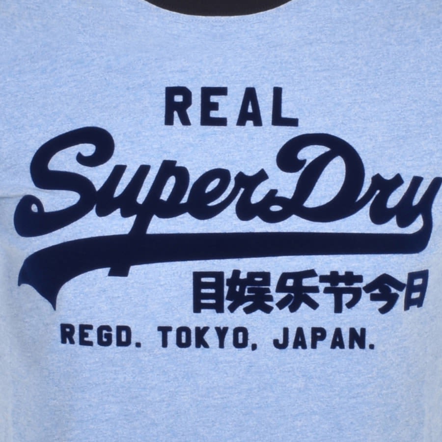 Real SUPERDRY, Tokyo, Japan. Vintage Navy Blue T-shirt Size Large