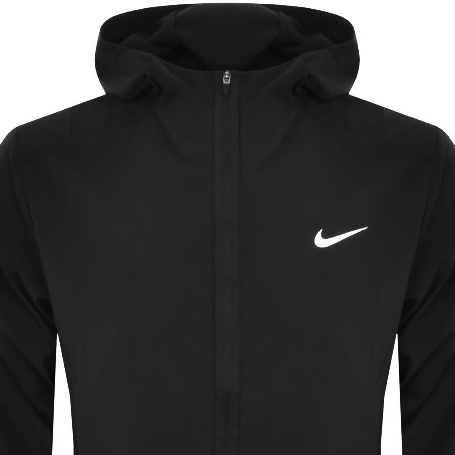 Black nike training jacket sales