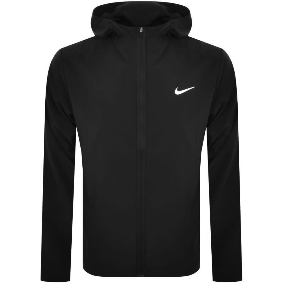 Nike black training jacket shop