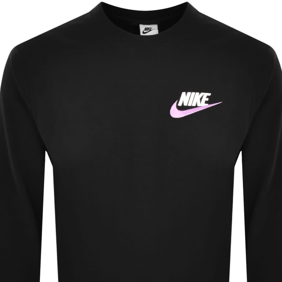 Black nike deals jumper red tick
