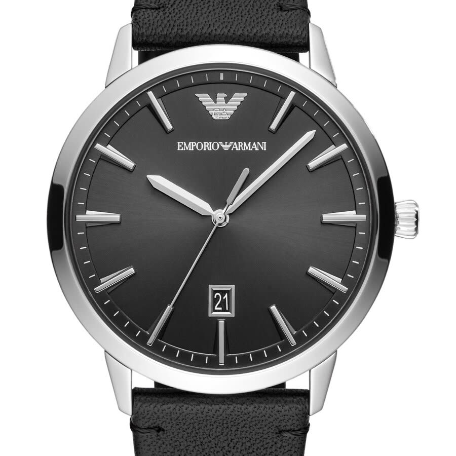 Emporio armani deals all black watch