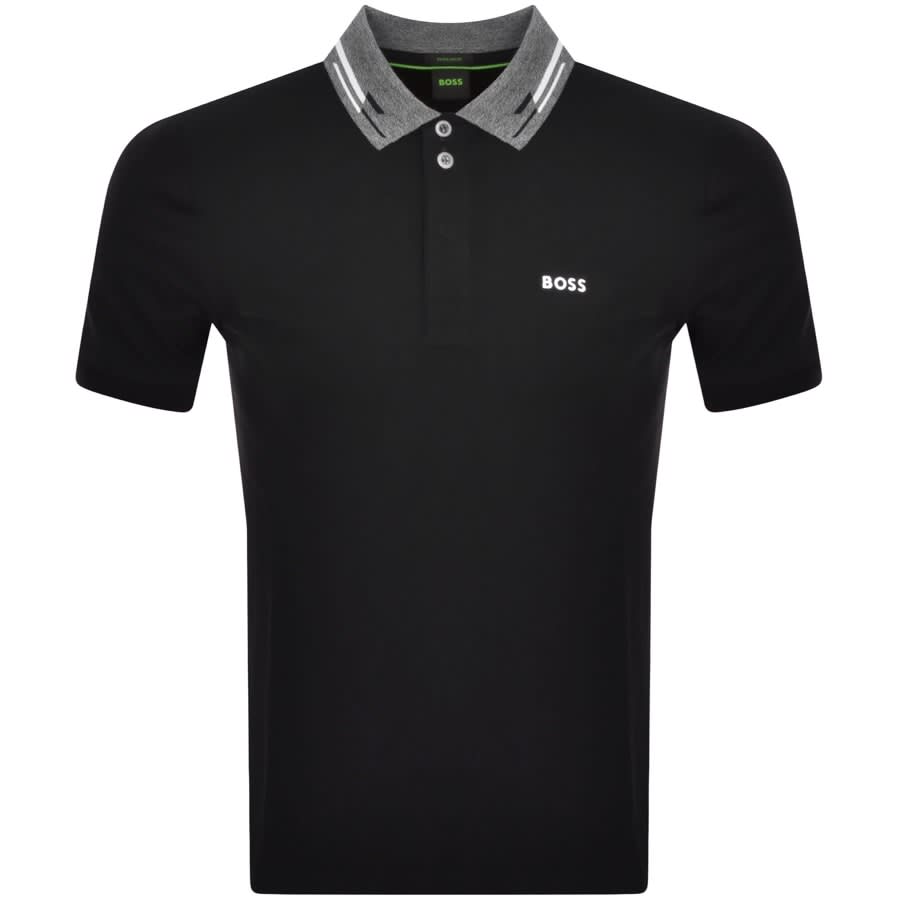 BOSS Paddy Polo 1 T Shirt Black | Mainline Menswear