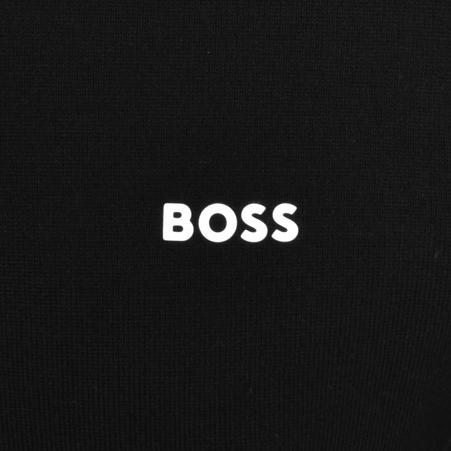 BOSS Momentum X Knit Jumper Black Mainline Menswear Canada