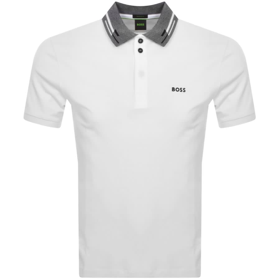 BOSS Paddy Polo 1 T Shirt White | Mainline Menswear