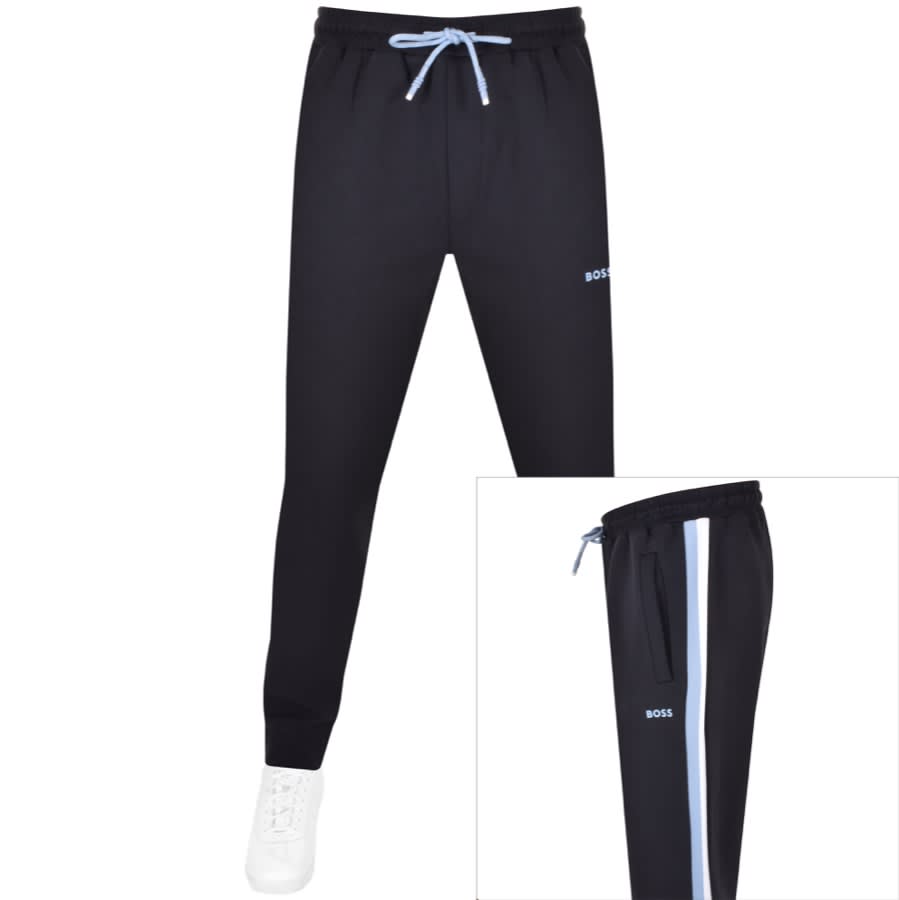 Mens navy on sale hugo boss tracksuit