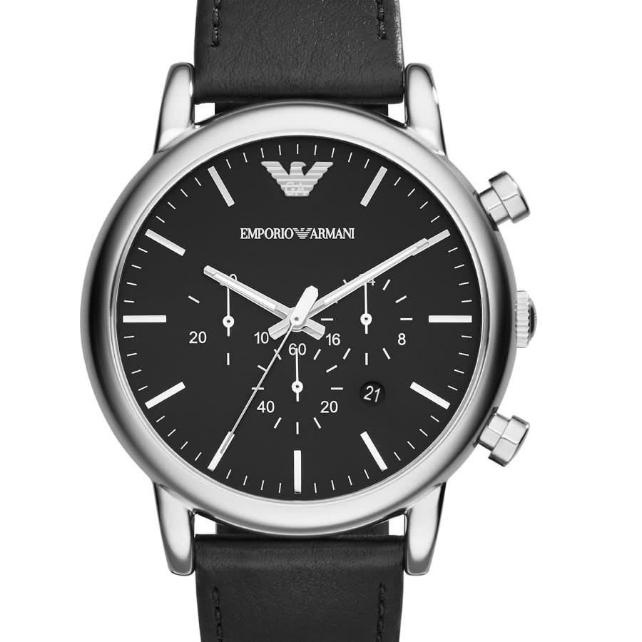 Emporio Armani AR1828 Watch Black | Mainline Menswear United States