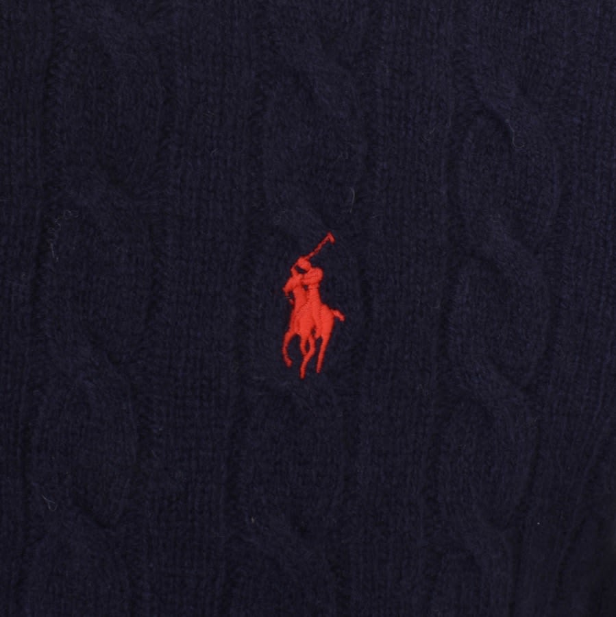 Ralph lauren half top zip jumper navy