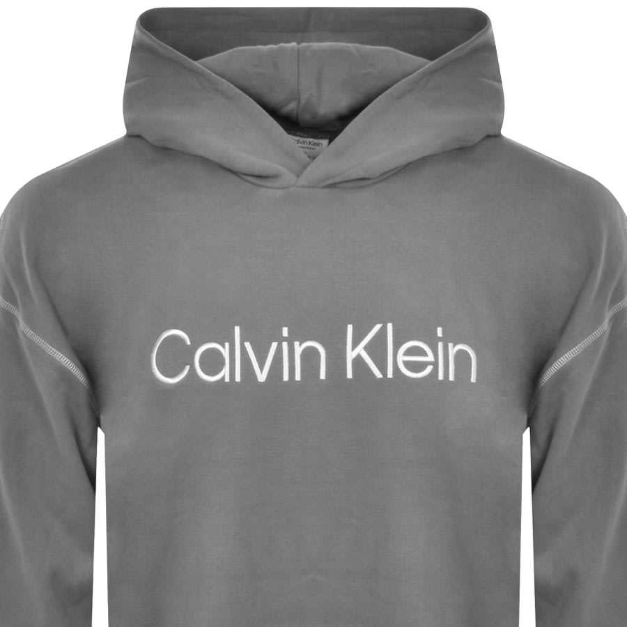 Gray calvin klein hoodie on sale
