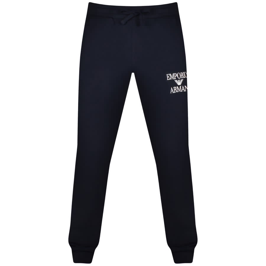 Emporio armani lightweight hotsell lounge tracksuit navy