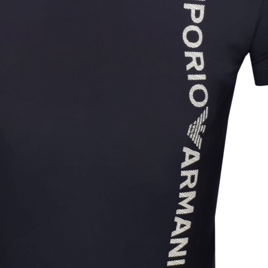 Emporio Armani Lounge Logo T Shirt Navy