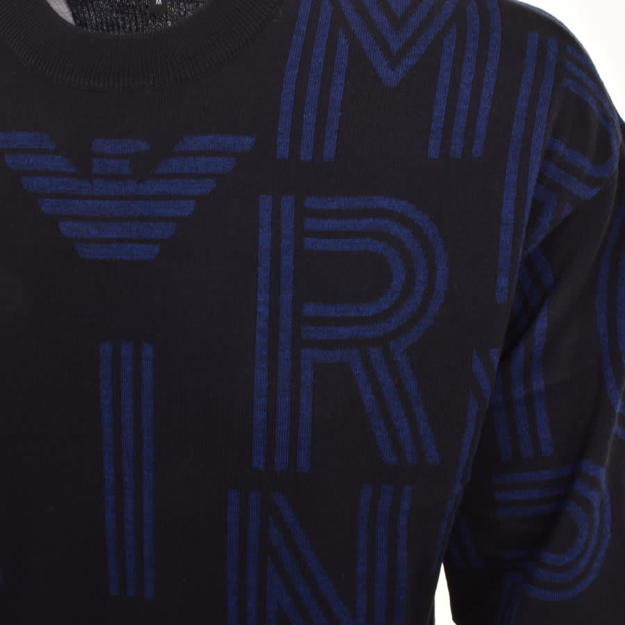 Emporio armani all deals over print sweatshirt
