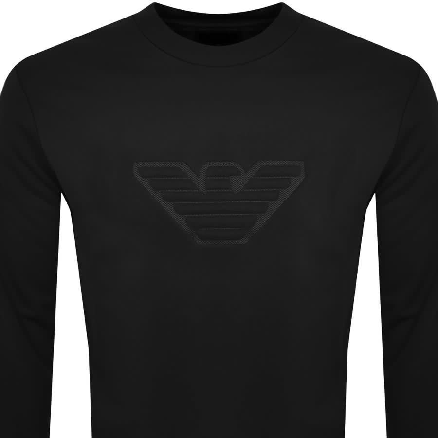 Emporio armani sweatshirt black sales