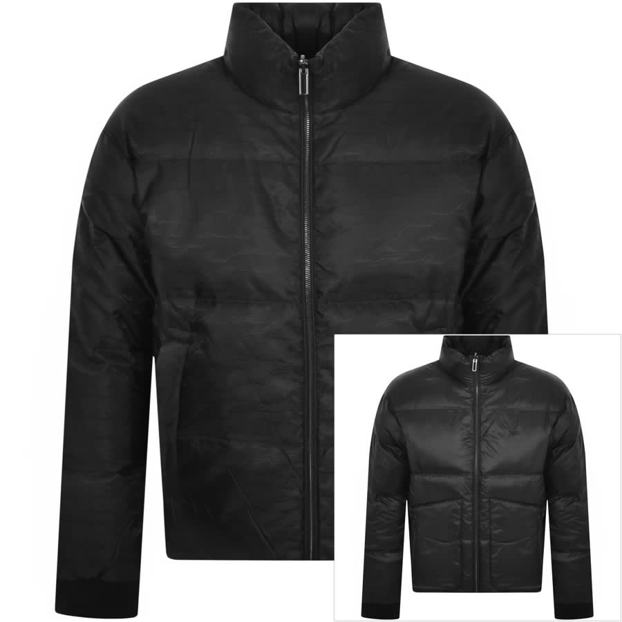 Emporio Armani Signature Jacket Black Mainline Menswear