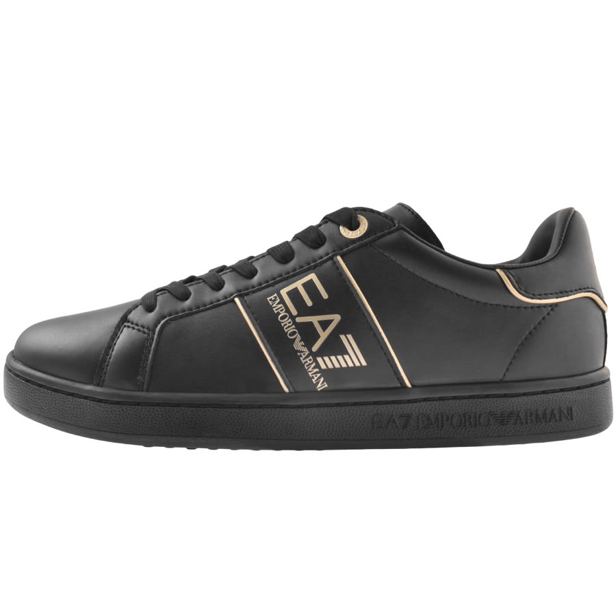 EA7 Emporio Armani Trainers Black | Mainline Menswear
