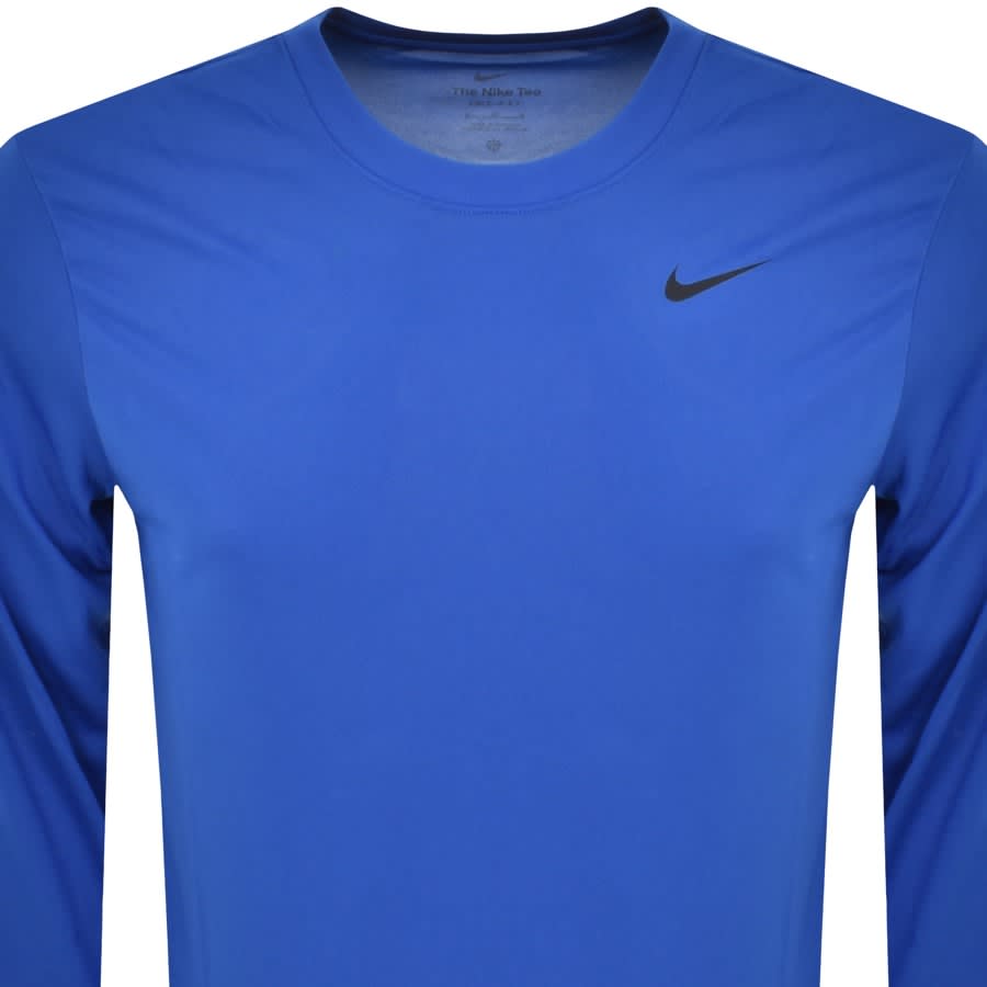  Nike Men's Dry Training Long Sleeve Shirt (as1, Alpha, s,  Regular, Regular, Laser Blue/Black) : Clothing, Shoes & Jewelry