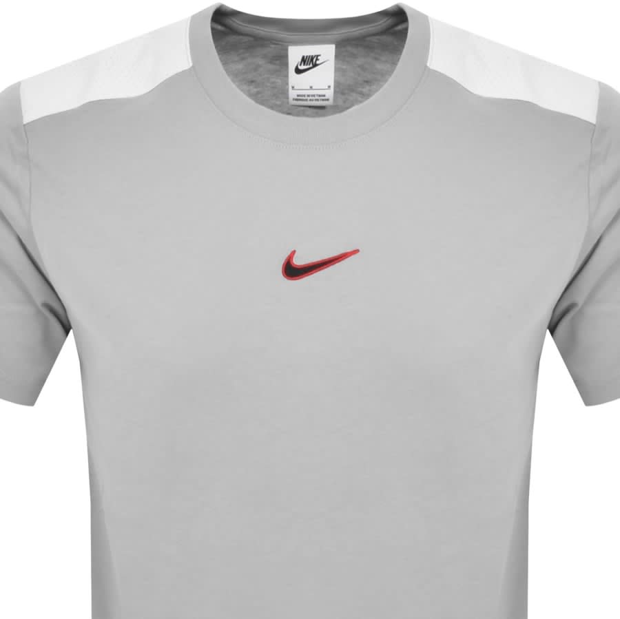Nike Swoosh Logo T Shirt Grey | Mainline Menswear Canada