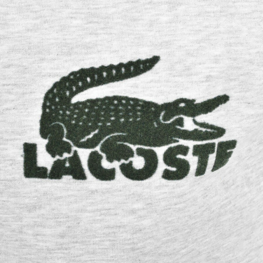 Lacoste grey crocodile logo hotsell
