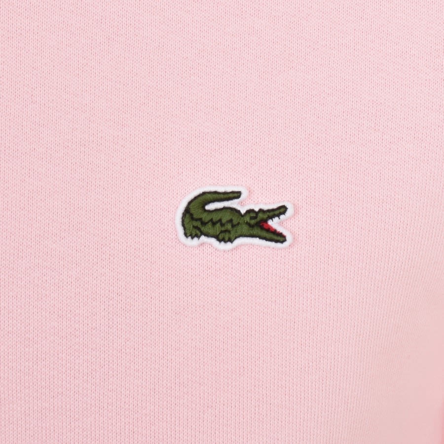 Lacoste Crew Neck Sweatshirt Pink Mainline Menswear Canada