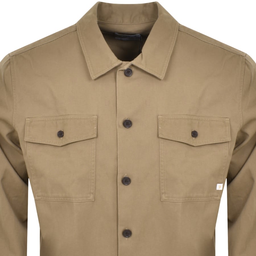 Only & sons utility overshirt in beige clearance