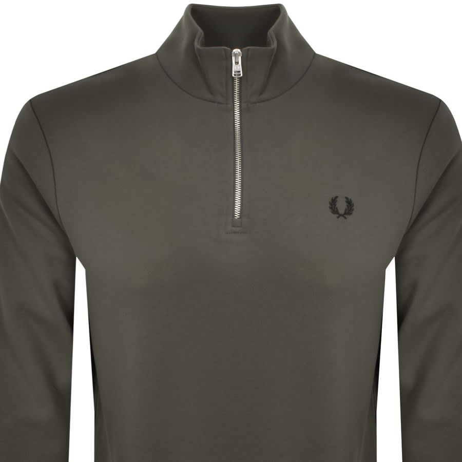 Fred perry discount green sweatshirt