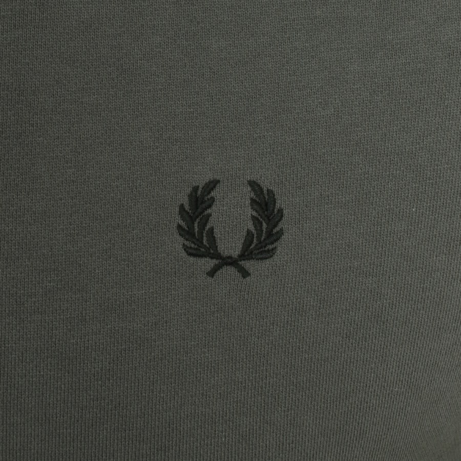 Fred perry best sale green hoodie