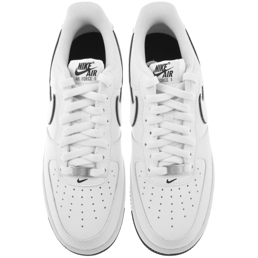 Nike white  and  black air force 1 07 an20 trainers store