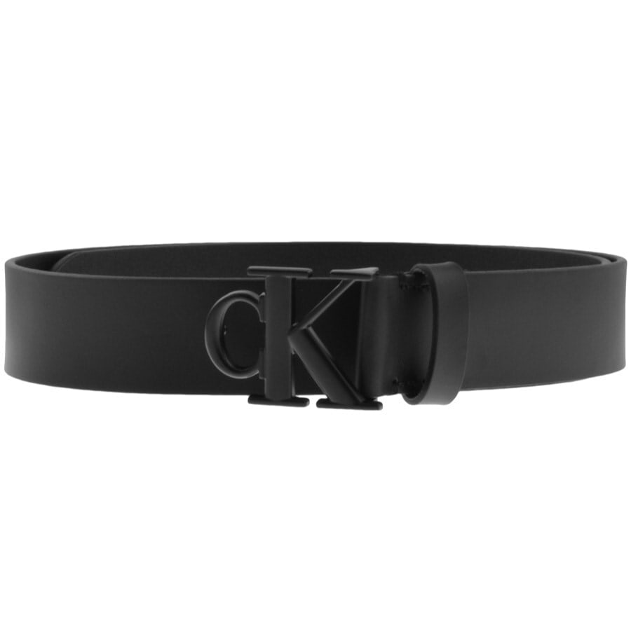 Calvin Klein Jeans Mono Plaque Logo Belt Black | Mainline Menswear