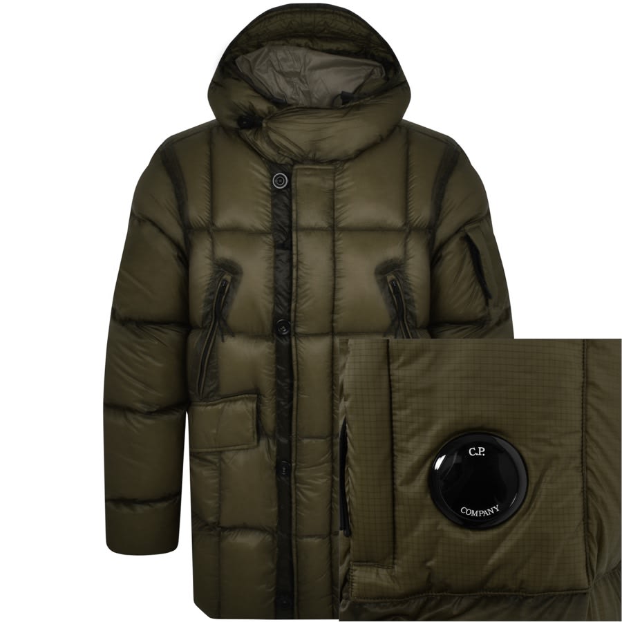 CP Company DD Shell Long Jacket Green Mainline Menswear United