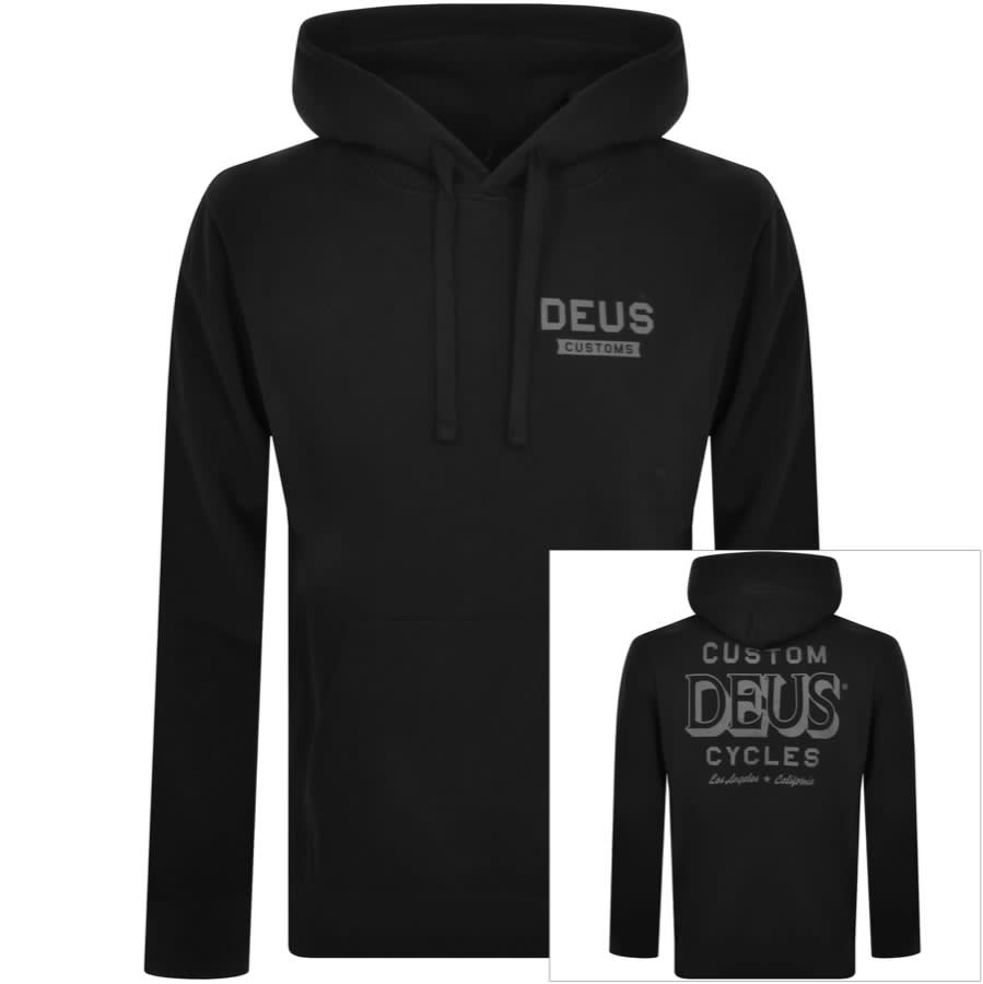 Deus Ex Machina Billy Hoodie Black | Mainline Menswear
