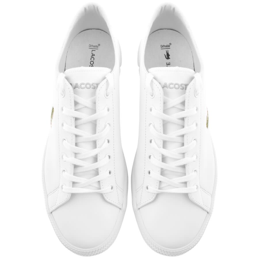 Lacoste white hotsell leather sneakers