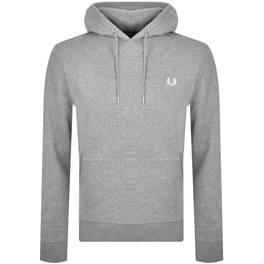 Fred Perry Tipped Logo Hoodie Grey Mainline Menswear Ireland