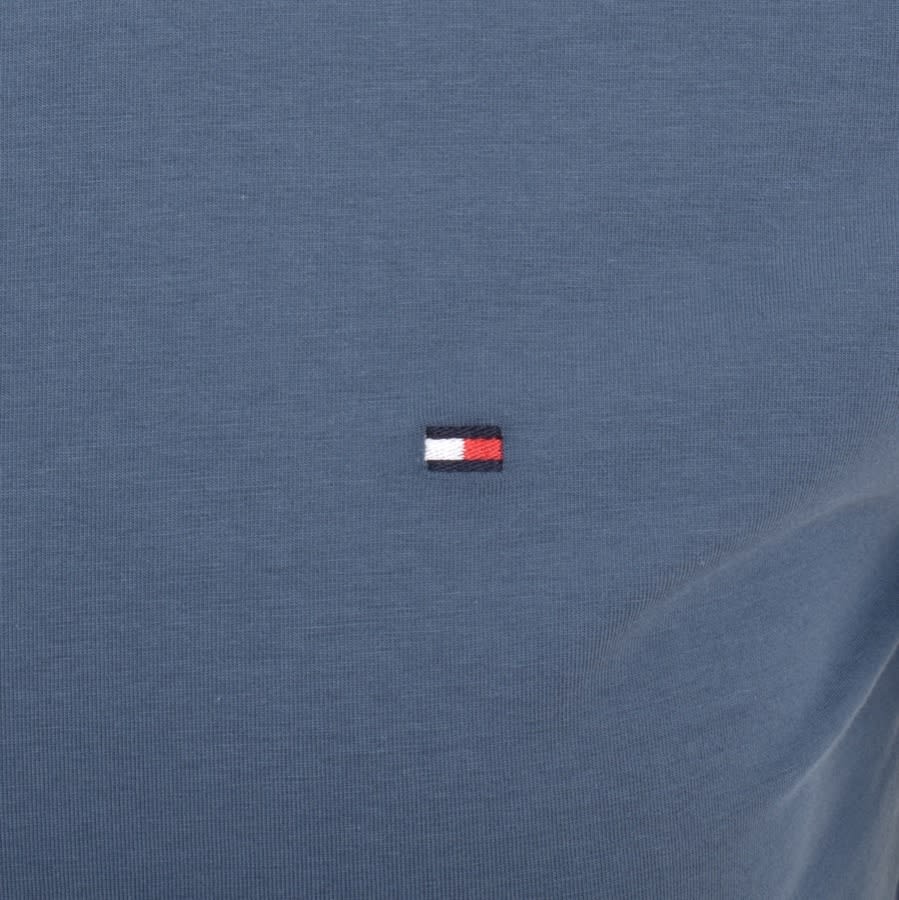 Tommy Hilfiger Stretch Logo T Shirt Blue Mainline Menswear Canada