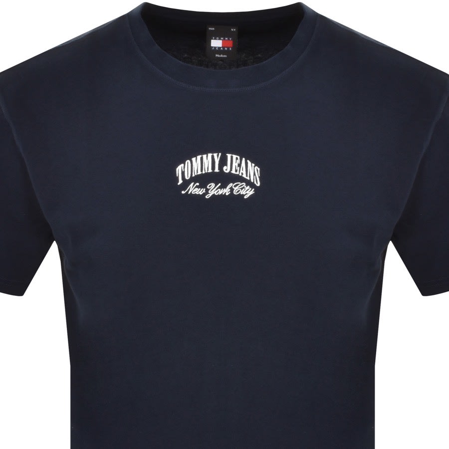 Tommy jeans t shirt navy hot sale