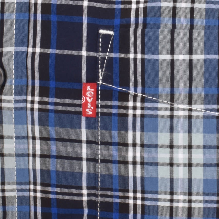 Levis Sunset Long Sleeve Shirt Blue Mainline Menswear