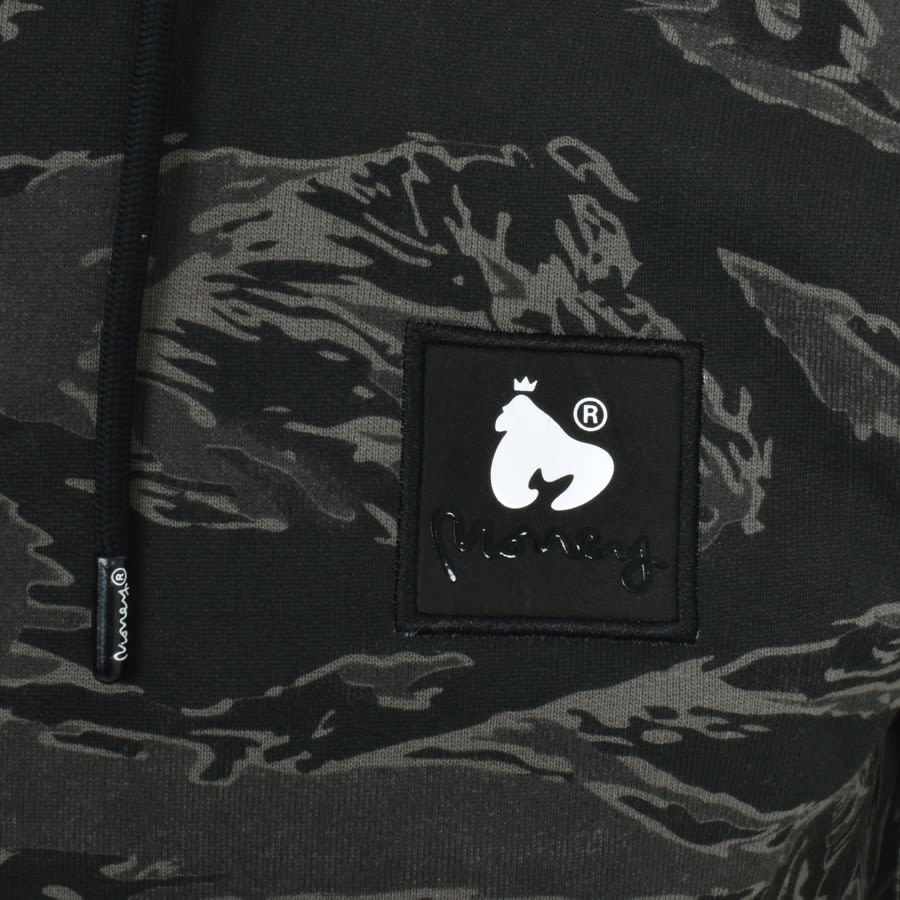Money Tiger Camo Hoodie Black
