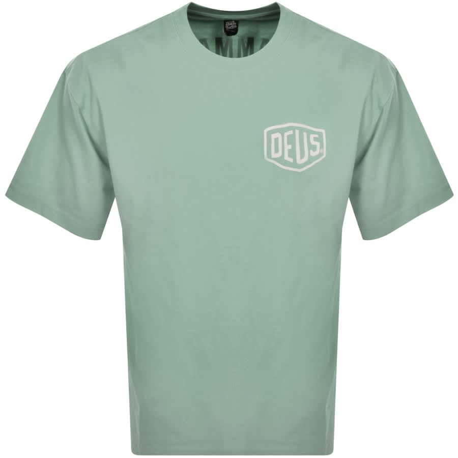 Deus Ex Machina Oversized Biarritz T Shirt Green Mainline
