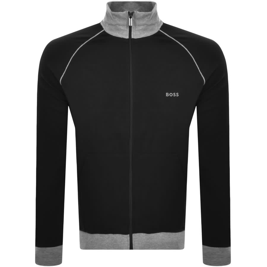 Black hugo boss tracksuit shop