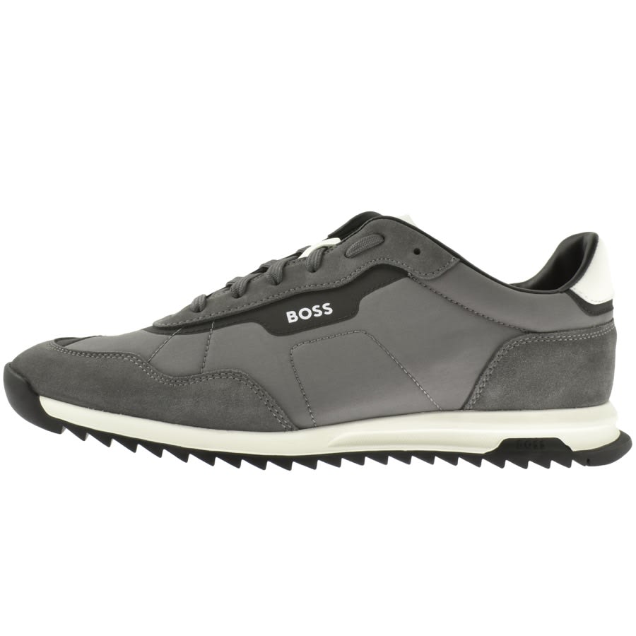BOSS Zayn Lowp Trainers Grey Mainline Menswear Australia