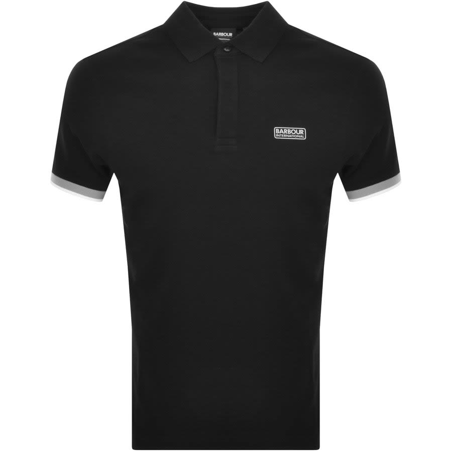 Barbour International Mantle Polo T Shirt Black | Mainline Menswear