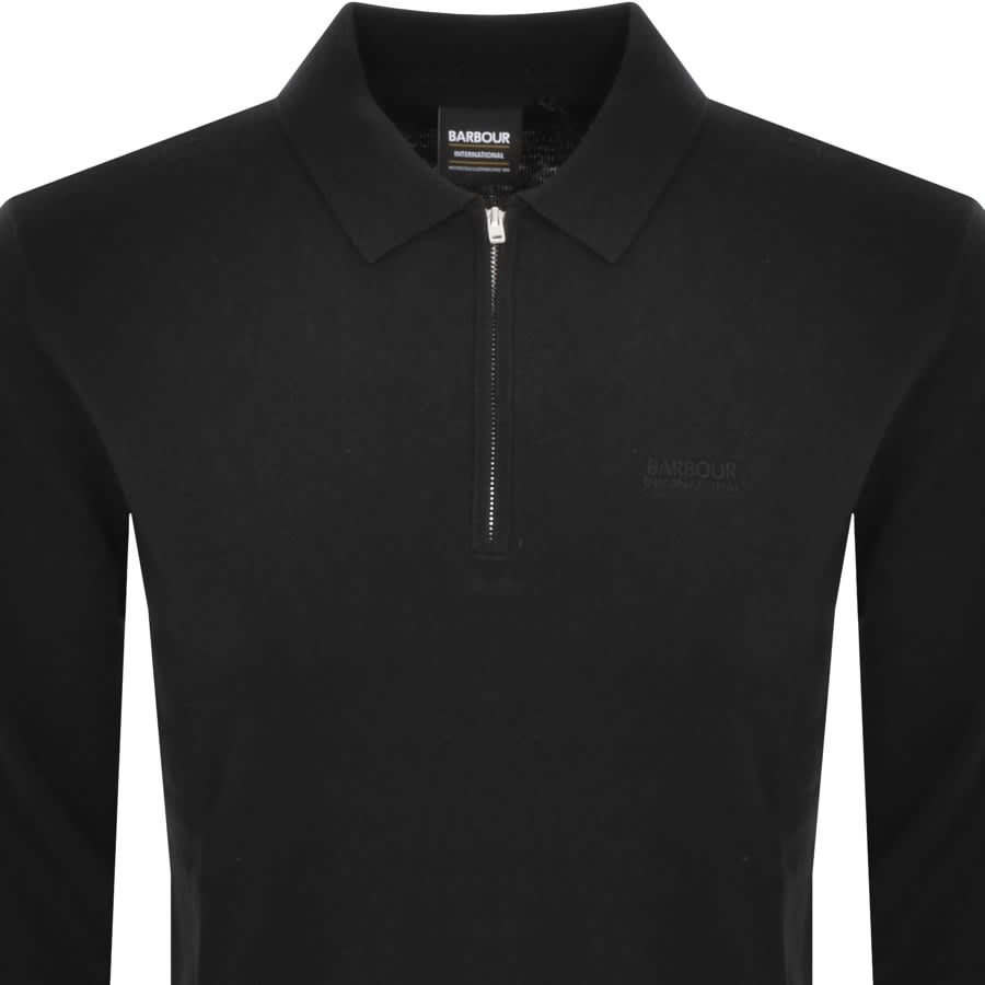 Barbour cheap polo Black