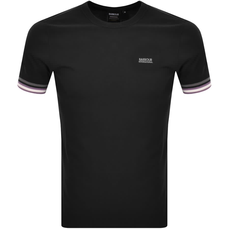 Barbour t shirt black best sale