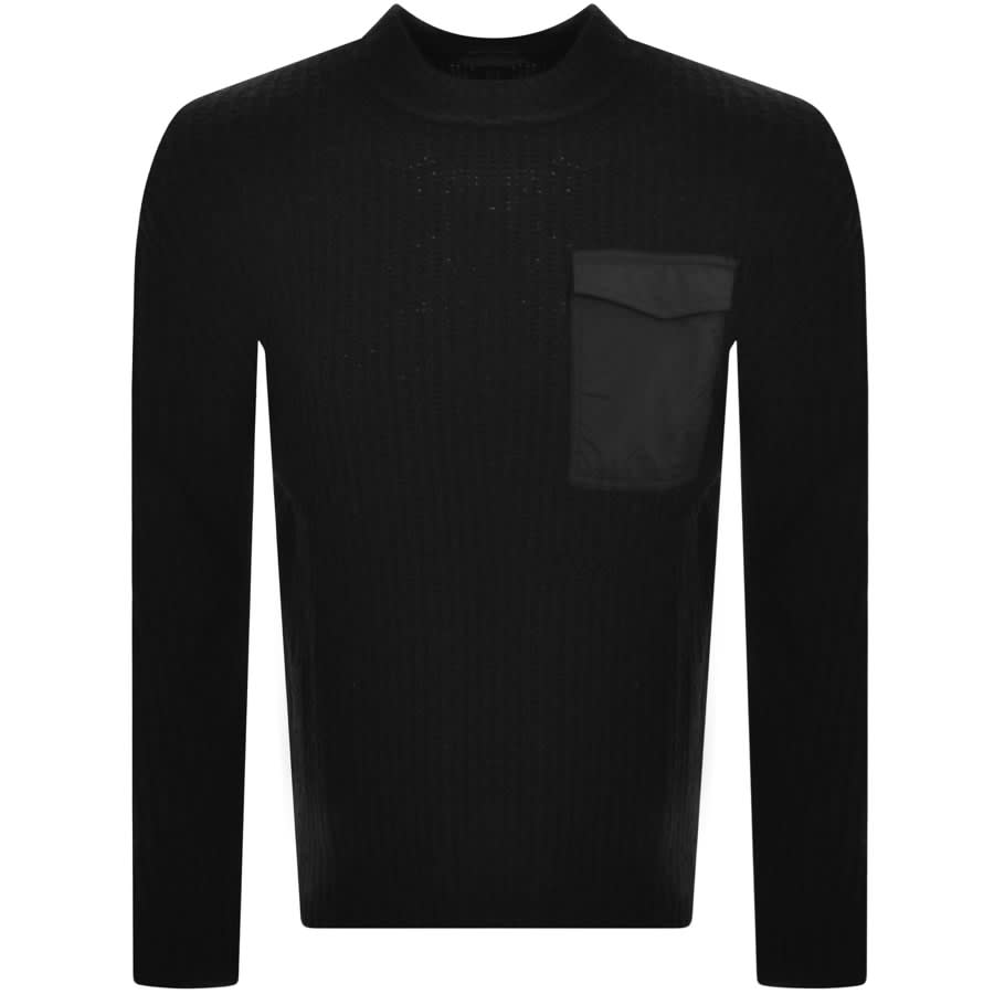 BOSS Kaltamo Knit Jumper Black | Mainline Menswear