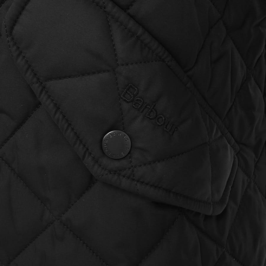 Barbour chelsea sports online quilted jacket in black
