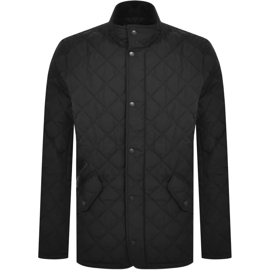 Barbour chelsea sale sportsquilt black