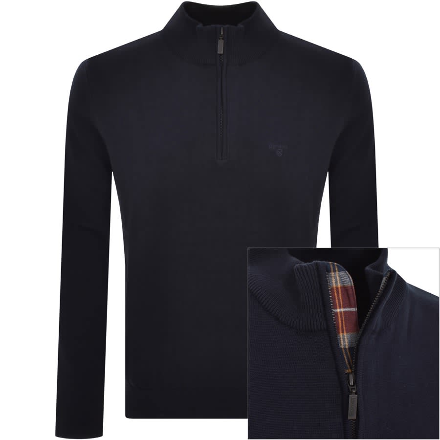 Barbour avoch half zip sweater clearance