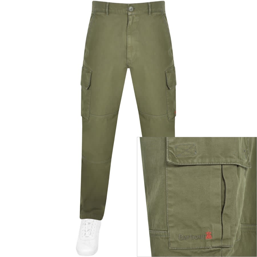 Barbour trousers Green best sale
